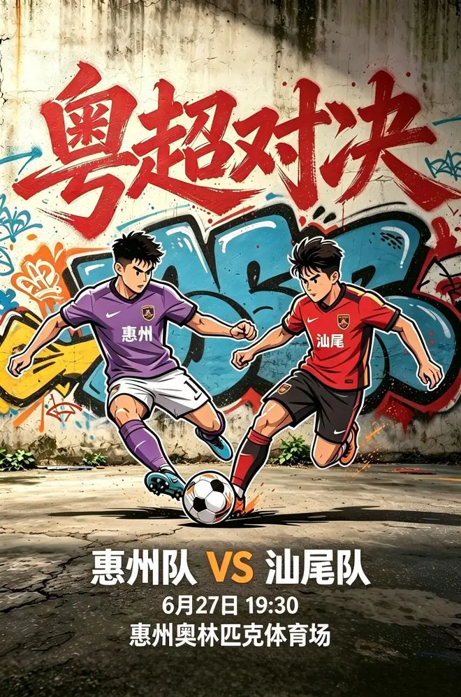 粤超联赛第八轮焦点对决｜惠州 VS 汕尾 客场之战蓄势待发