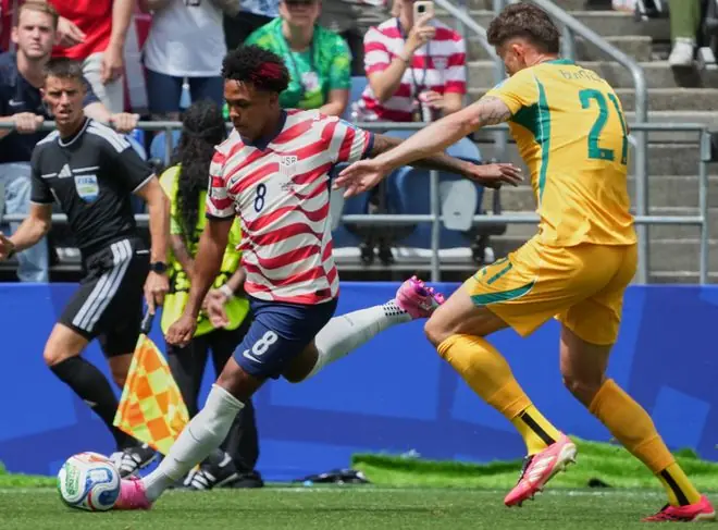 世界杯：普利西奇缺战铁卫头槌 美国2-0澳大利亚晋级造2大纪录