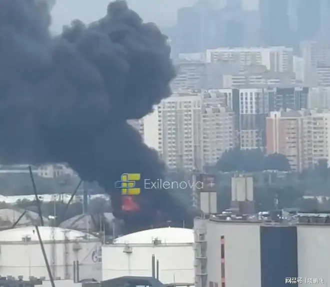 又打到莫斯科了？曝最大的卡波特尼亚炼油厂再发生大火