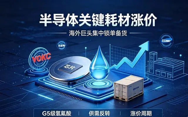 下周提前埋伏！半导体关键材料被巨头疯狂囤货，涨价行情或许来了