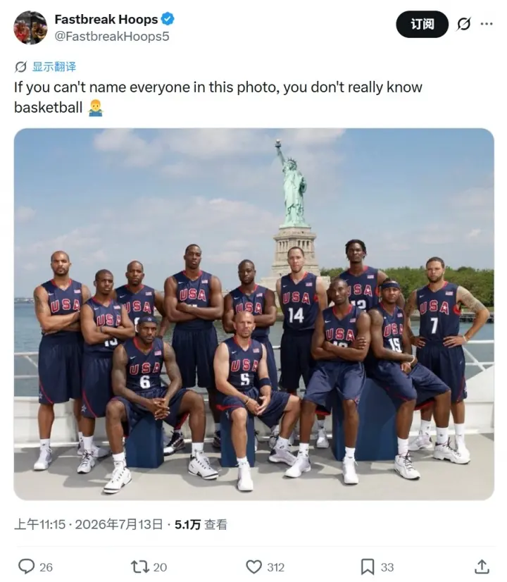 美媒：如果这张图里球星的名字你叫不出来 你就不算懂球