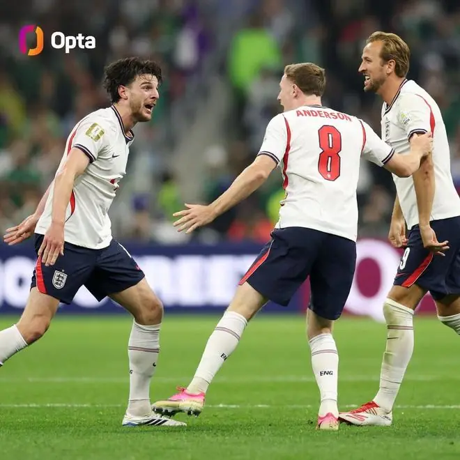英格兰11次晋级世界杯1/4决赛，仅次于巴西和德国
