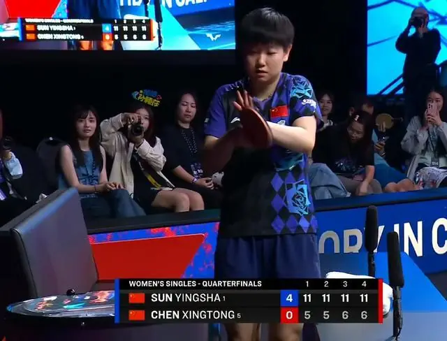 孙颖莎4-0陈幸同，没想到她赛后这样说，很清醒，有自己的打算