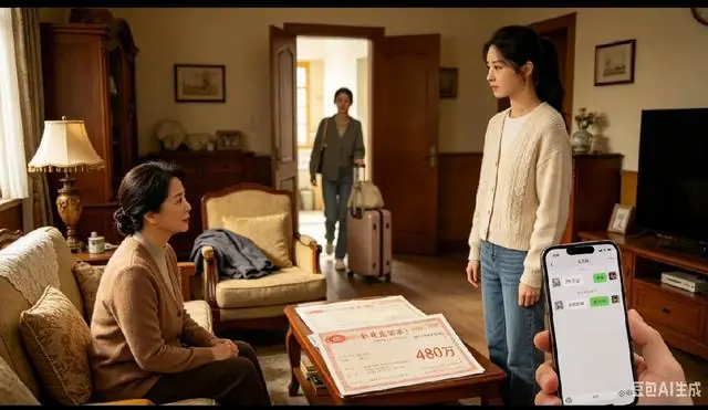 我无子女退休后存480万，侄女问存款我说25万，5天后她上门长住