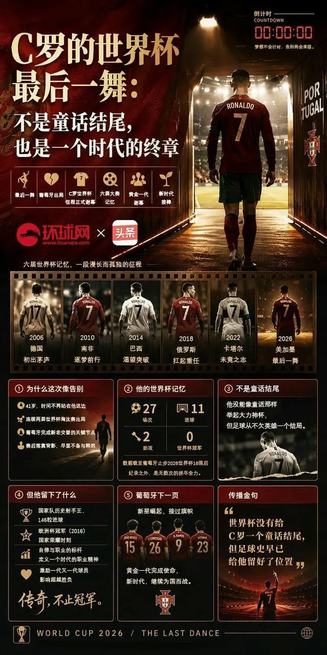C罗的世界杯最后一舞：不是童话结尾，也是一个时代的终章