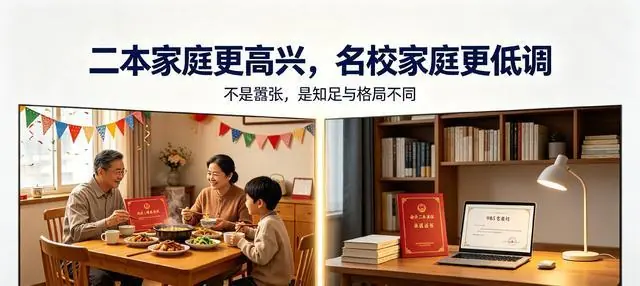 突然发现一个规律：考上公办二本的家庭，比考上985的还嚣张？