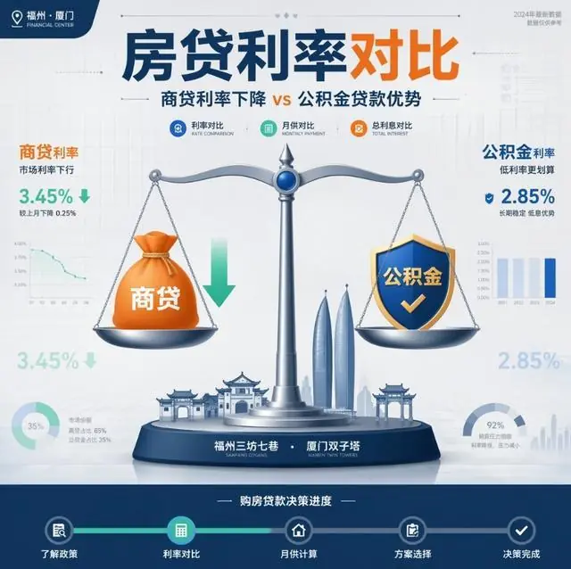 福建商贷跌破3%!福州厦门买房人吵翻了:公积金还转个啥?