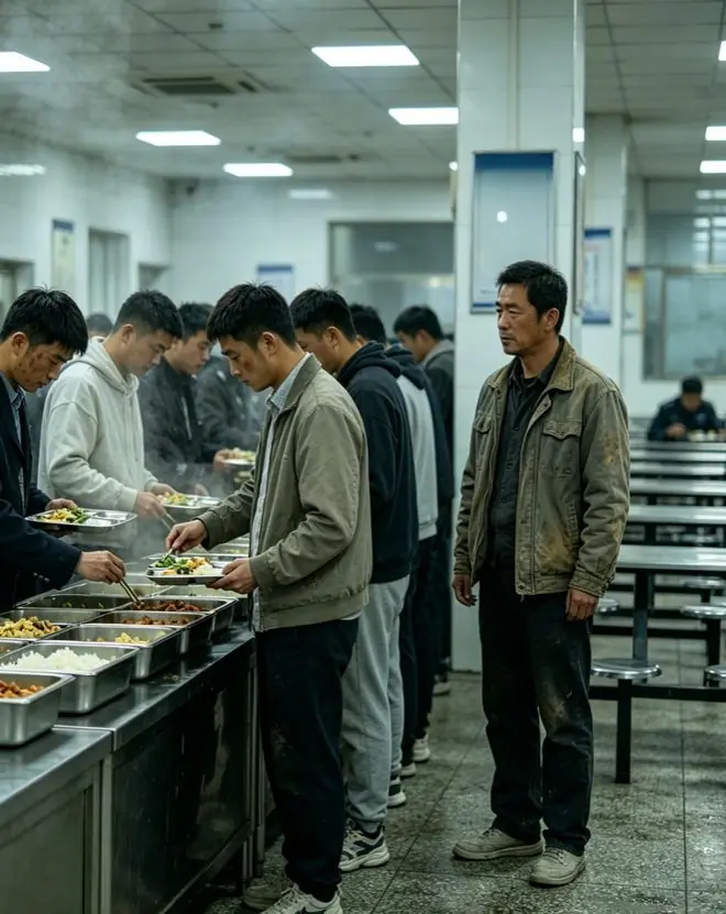 调任市局穿便装食堂吃饭，被厨师骂眼瞎，下午开会我坐到了正中间