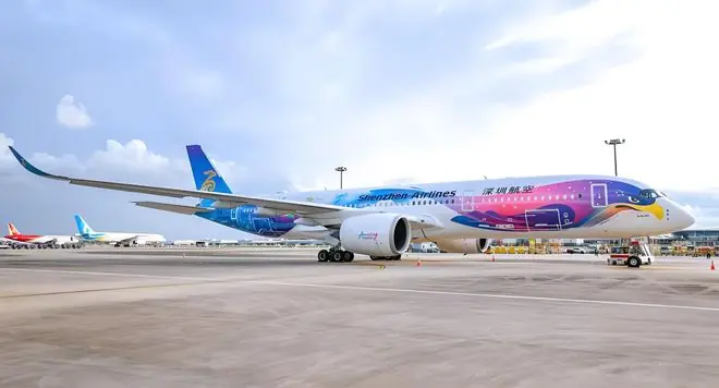 深航A350飞机首飞成功，向洲际又迈进了一大步