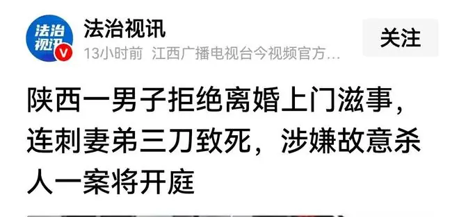 “杀你弟，毁你全家的希望”，女子向丈夫提出离婚，丈夫杀死妻弟
