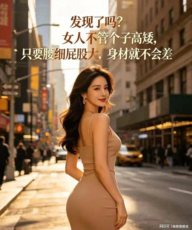 发现了吗？女人不管个子高矮，只要腰细屁股大，身材就不会差